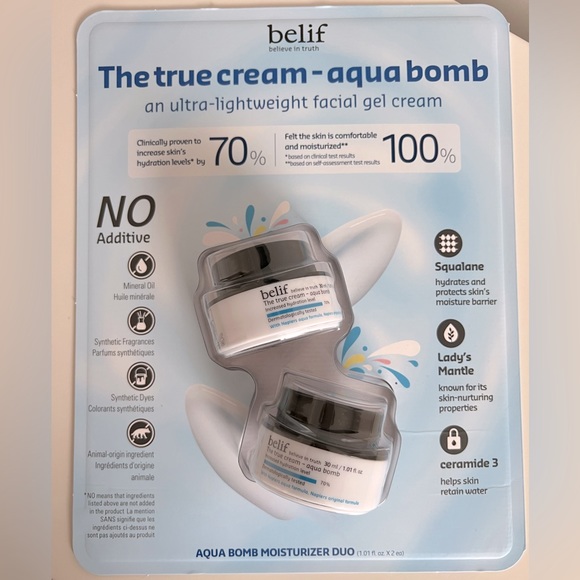 2 - New Belief Aqua Bomb Moisturizer Duo - Picture 6 of 9